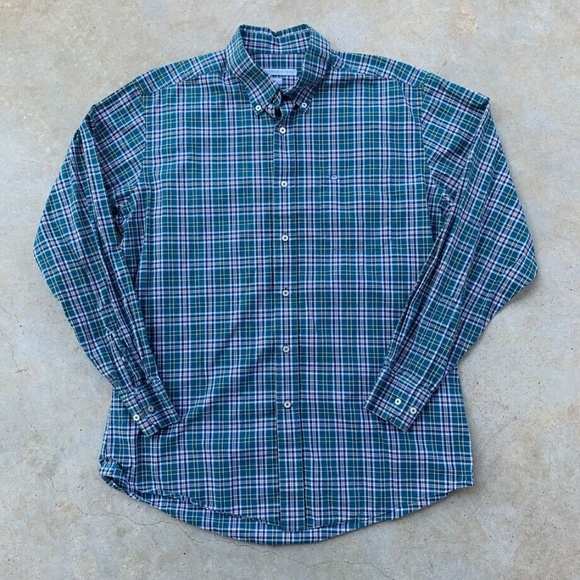 Southern Tide Other - Southern Tide Men's Button Up Shirt Plaid Large